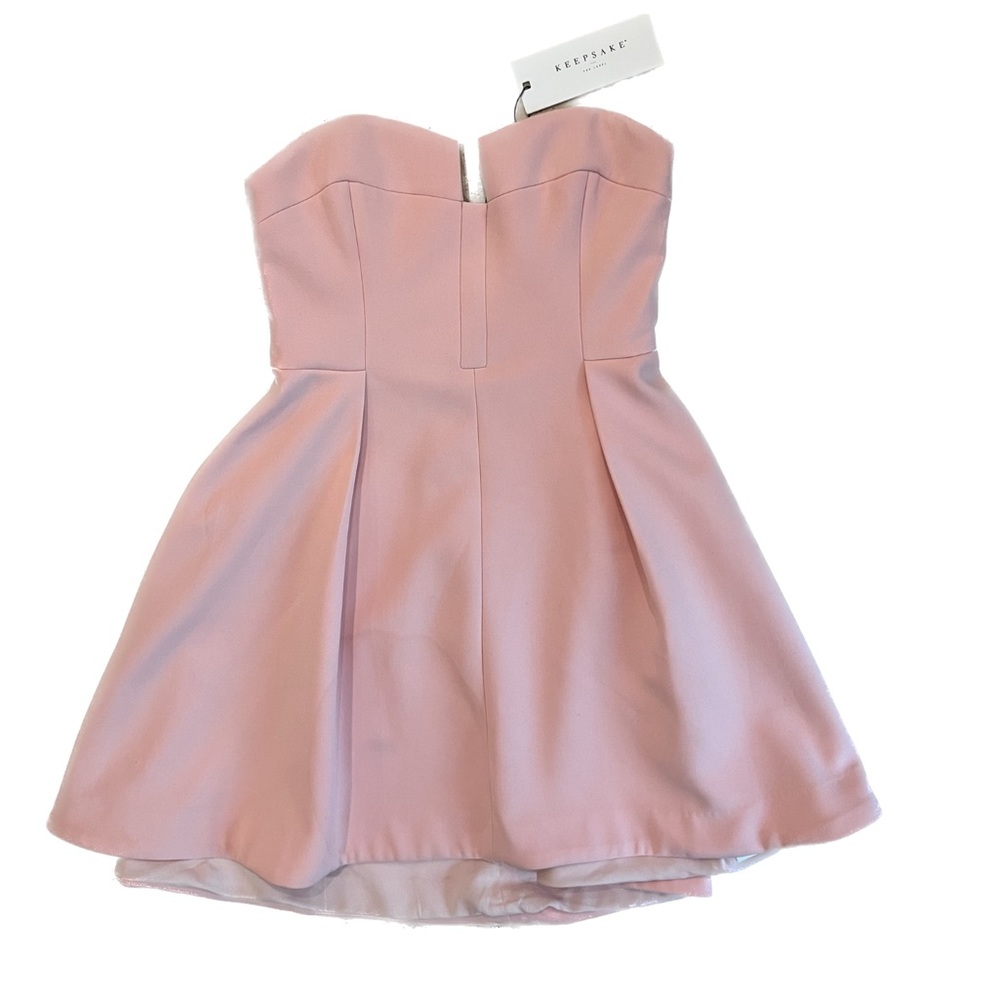 NWT Keepsake the Label Blush Colored Strapless Mini Dress